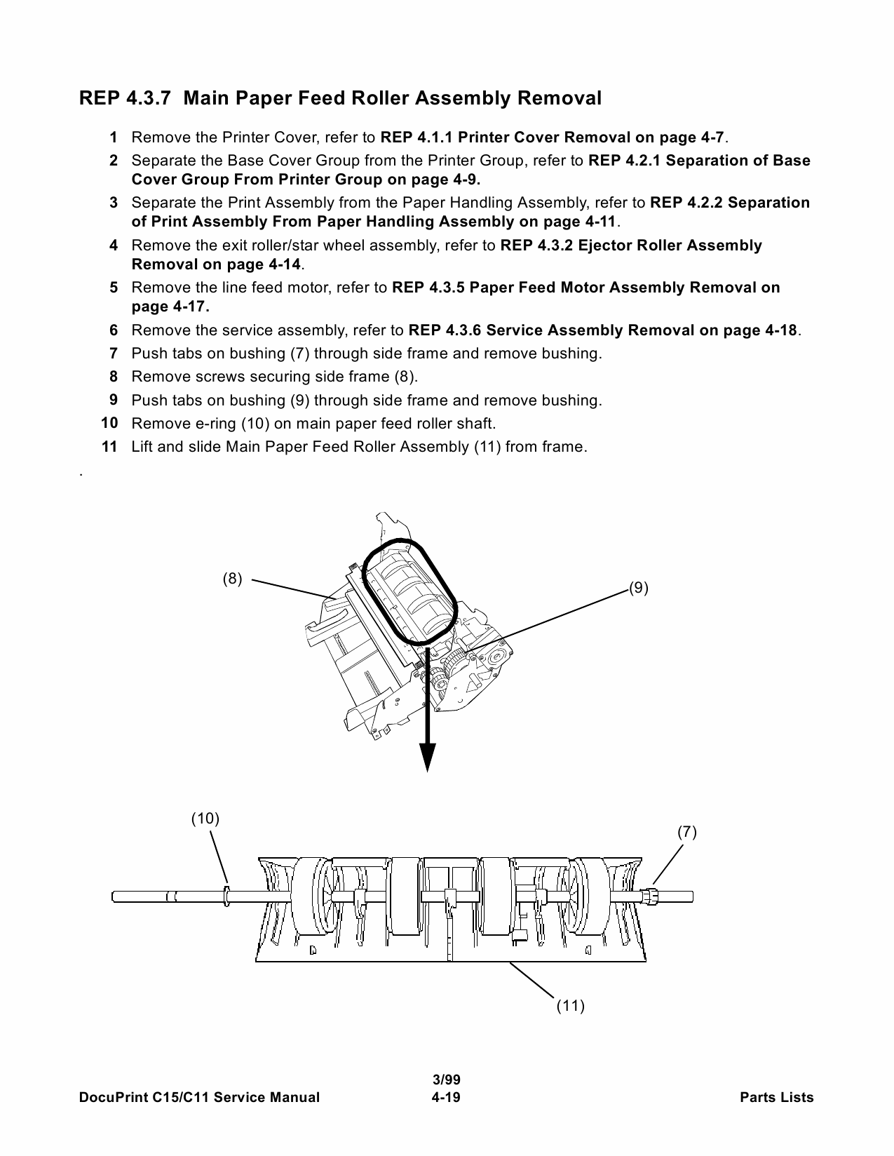 Xerox DocuPrint C11 C15 Parts List and Service Manual-4